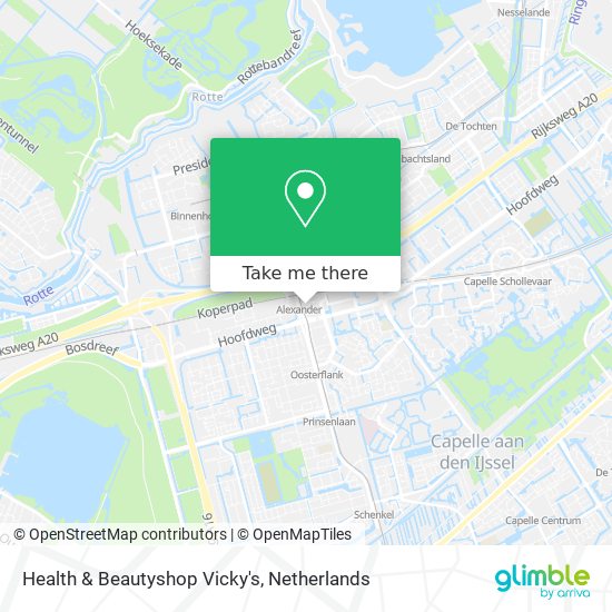 Health & Beautyshop Vicky's map