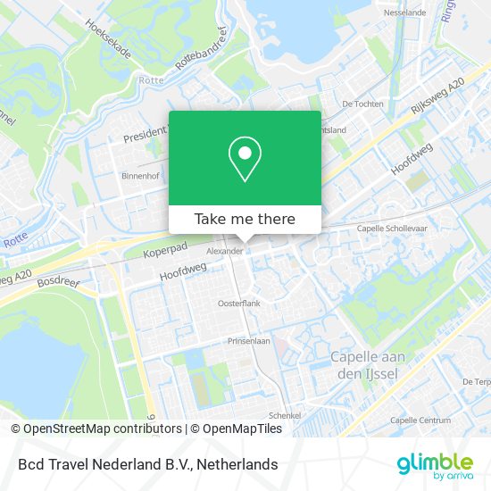 Bcd Travel Nederland B.V. map