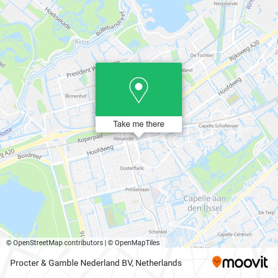 Procter & Gamble Nederland BV map
