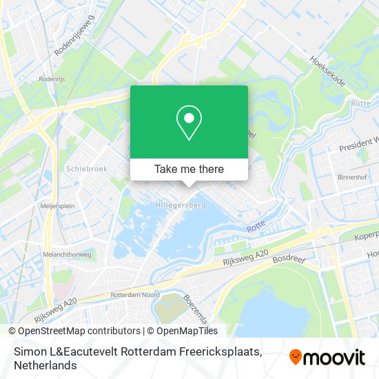 Simon L&Eacutevelt Rotterdam Freericksplaats map