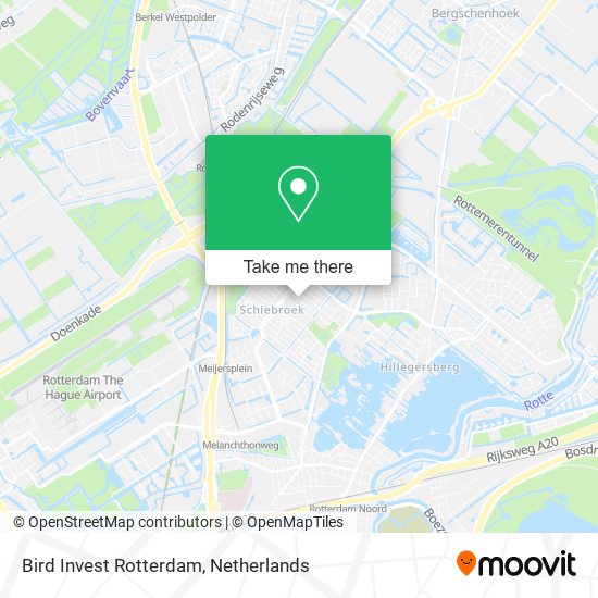 Bird Invest Rotterdam map