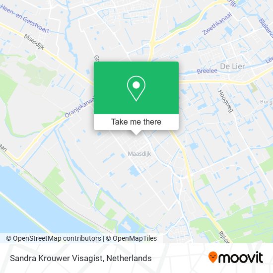 Sandra Krouwer Visagist map