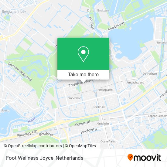 Foot Wellness Joyce map