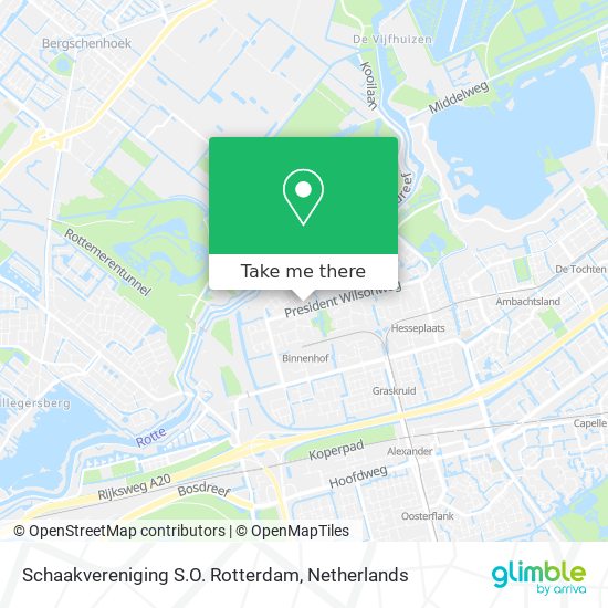 Schaakvereniging S.O. Rotterdam map