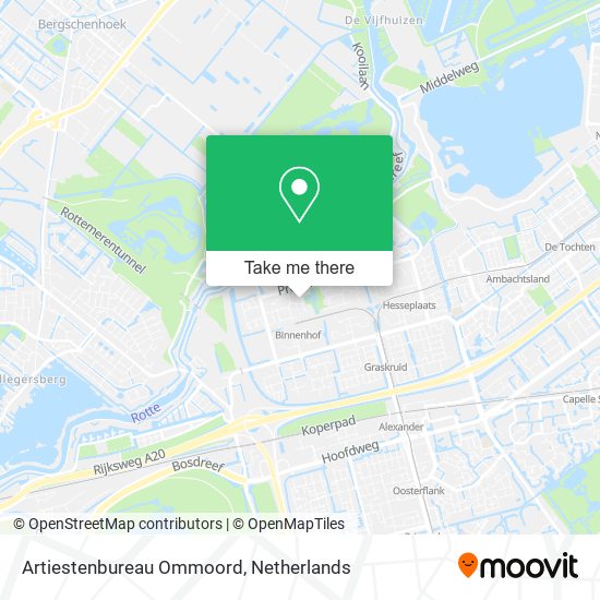 Artiestenbureau Ommoord map