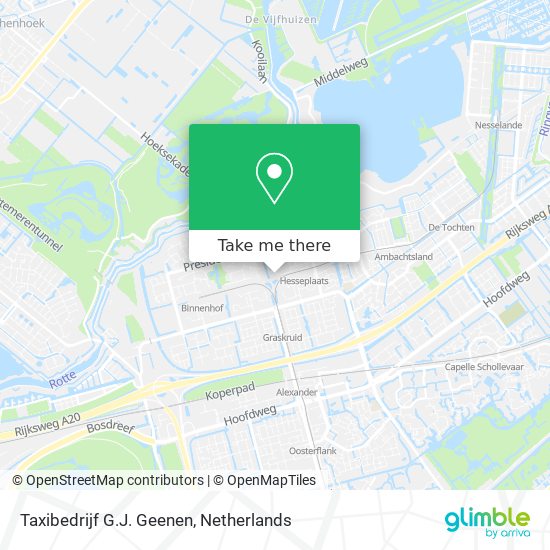 Taxibedrijf G.J. Geenen map