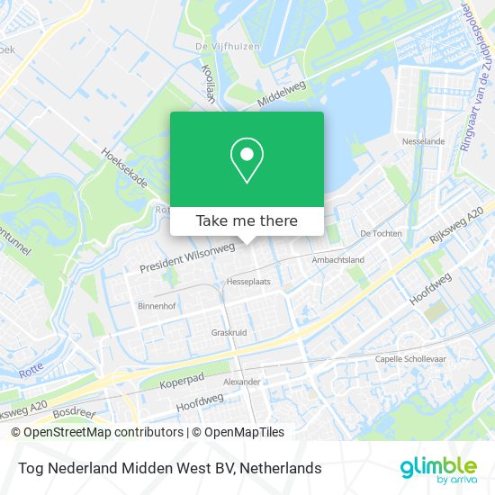 Tog Nederland Midden West BV Karte