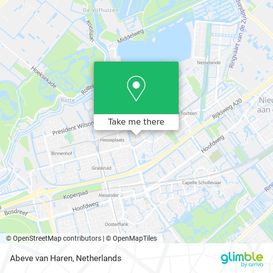 Abeve van Haren map