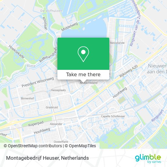 Montagebedrijf Heuser map