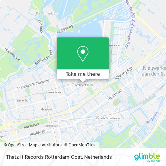 Thatz-It Records Rotterdam-Oost Karte