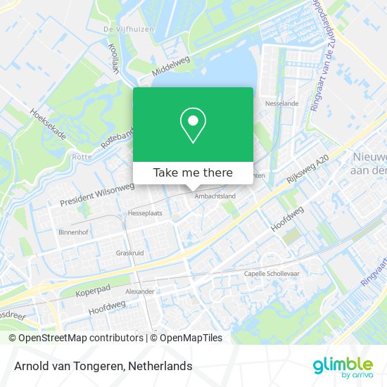 Arnold van Tongeren map