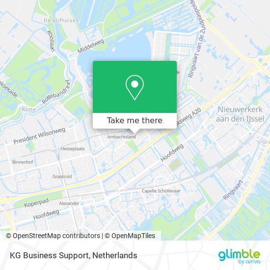 KG Business Support map