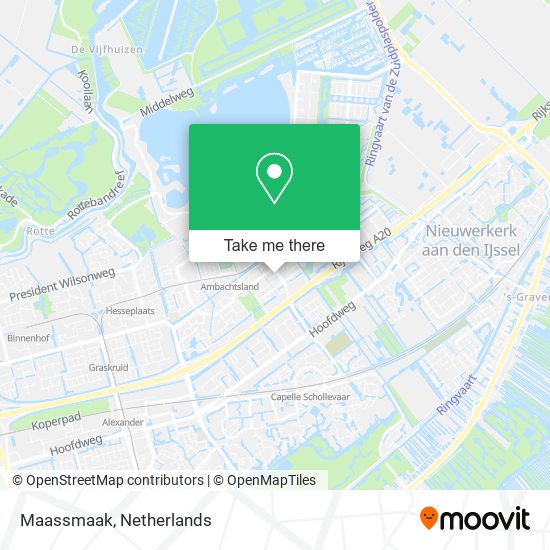 Maassmaak map