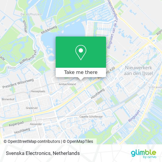 Svenska Electronics map