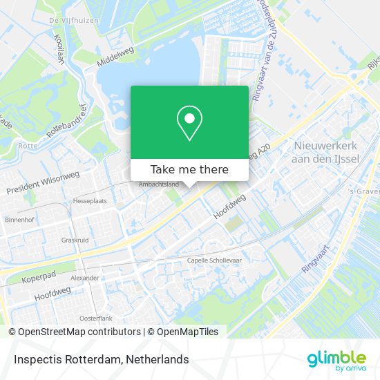Inspectis Rotterdam map