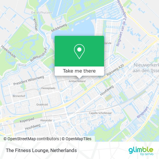 The Fitness Lounge map