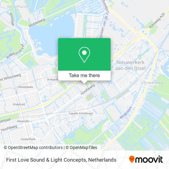 First Love Sound & Light Concepts map