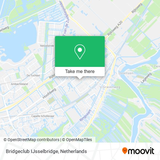 Bridgeclub IJsselbridge map