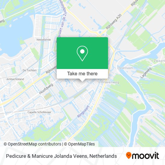 Pedicure & Manicure Jolanda Veens map