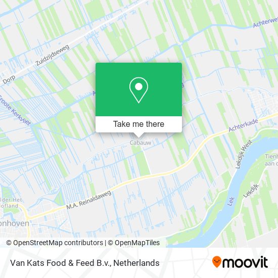 Van Kats Food & Feed B.v. map
