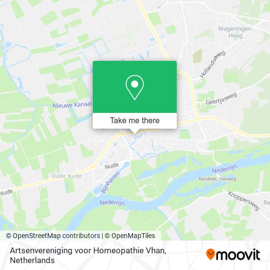 Artsenvereniging voor Homeopathie Vhan map