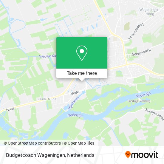 Budgetcoach Wageningen map