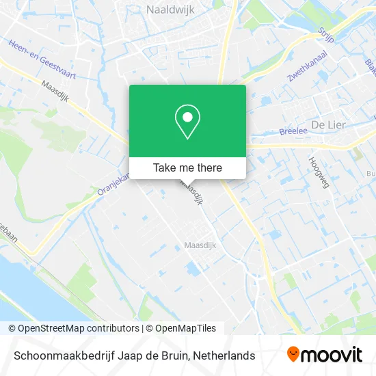 Schoonmaakbedrijf Jaap de Bruin map