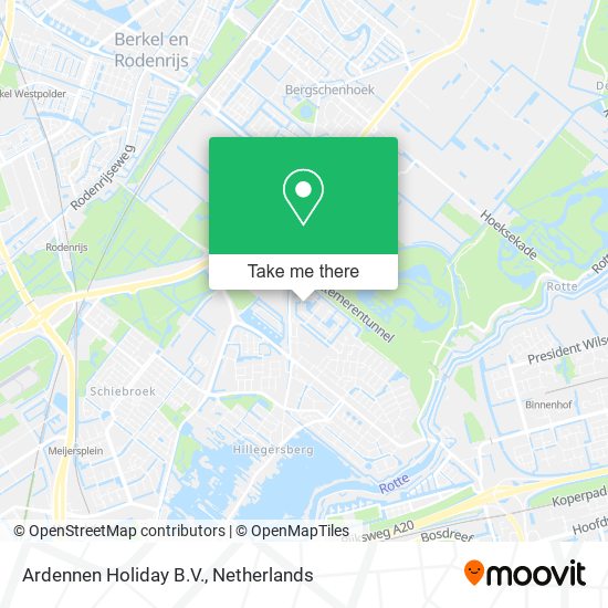 Ardennen Holiday B.V. map