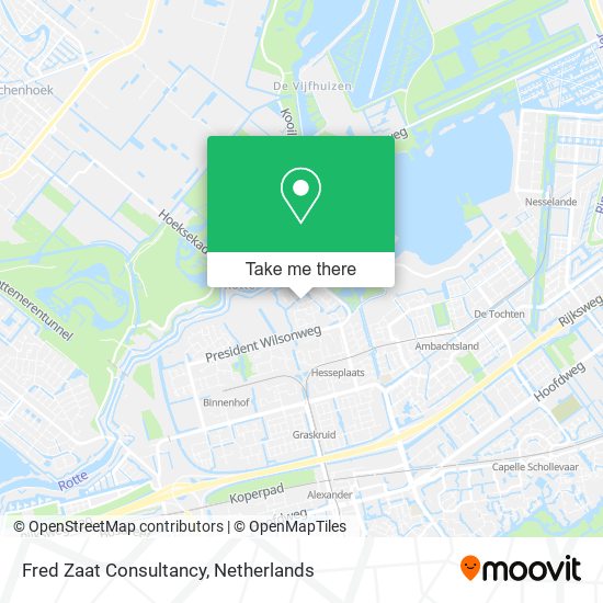 Fred Zaat Consultancy map