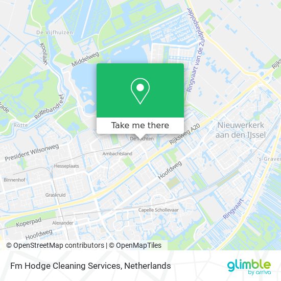 Fm Hodge Cleaning Services map