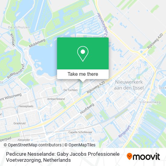 Pedicure Nesselande: Gaby Jacobs Professionele Voetverzorging Karte