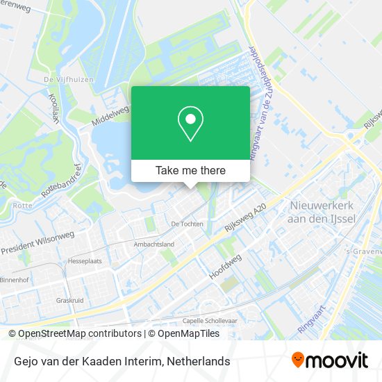 Gejo van der Kaaden Interim map