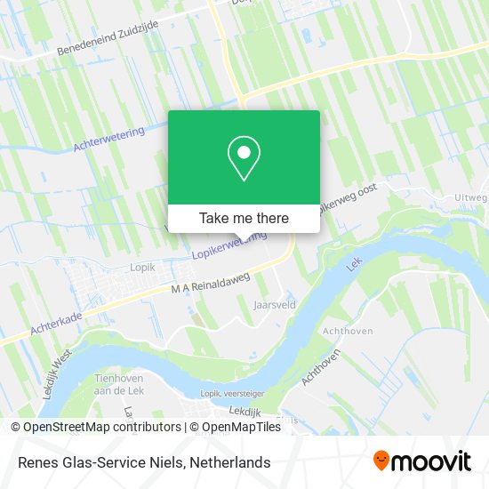Renes Glas-Service Niels map