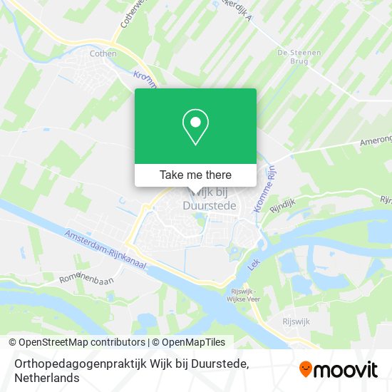 Orthopedagogenpraktijk Wijk bij Duurstede map