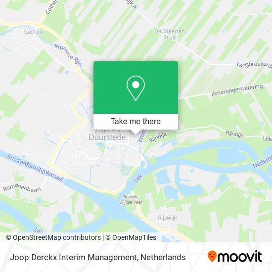 Joop Derckx Interim Management map