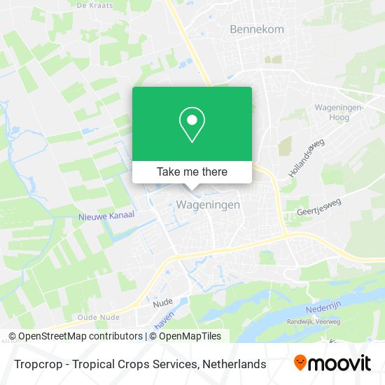 Tropcrop - Tropical Crops Services map