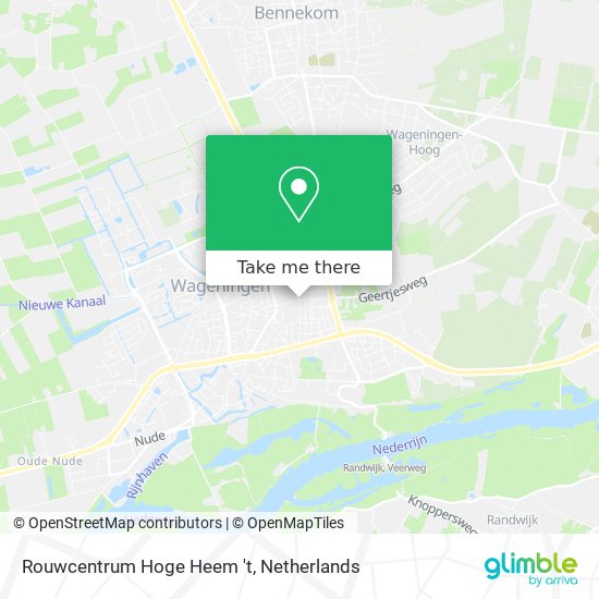 Rouwcentrum Hoge Heem 't map