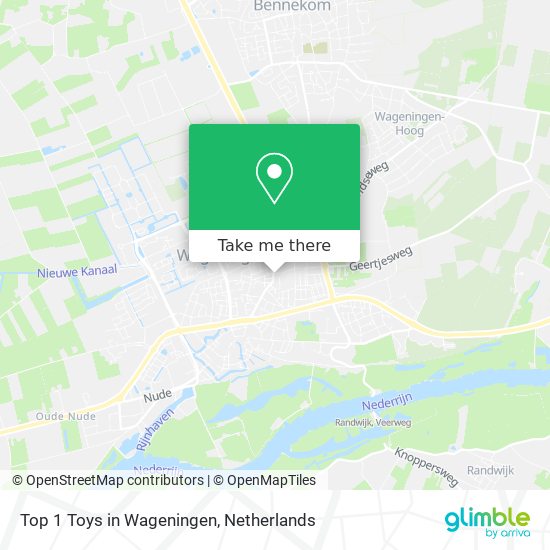 Top 1 Toys in Wageningen map