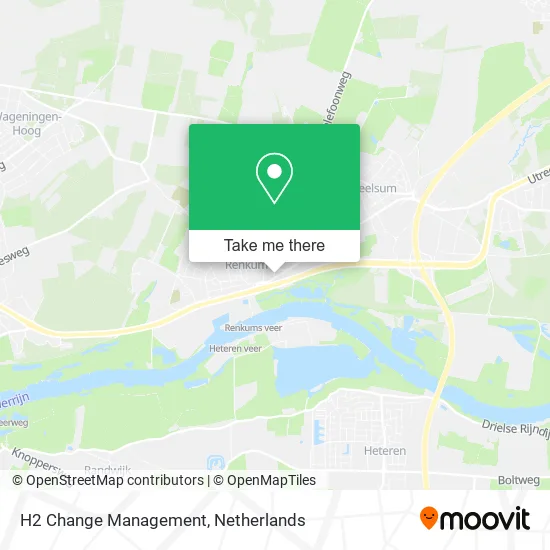 H2 Change Management map