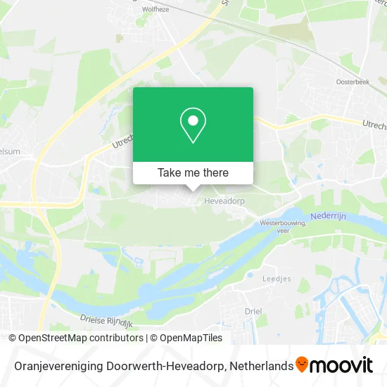 Oranjevereniging Doorwerth-Heveadorp Karte