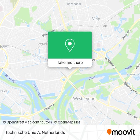 Technische Unie A map