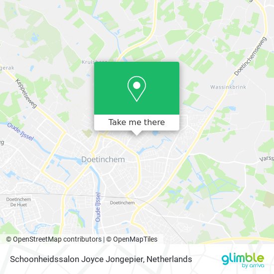 Schoonheidssalon Joyce Jongepier map