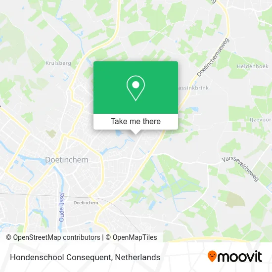Hondenschool Consequent map
