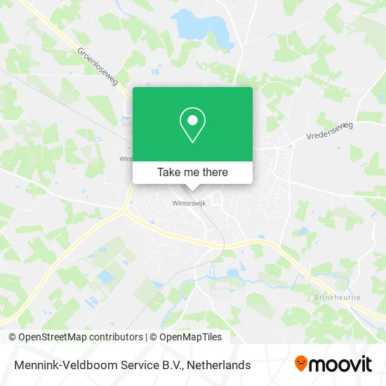 Mennink-Veldboom Service B.V. map