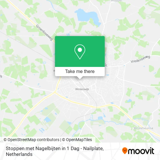 Stoppen met Nagelbijten in 1 Dag - Nailplate map