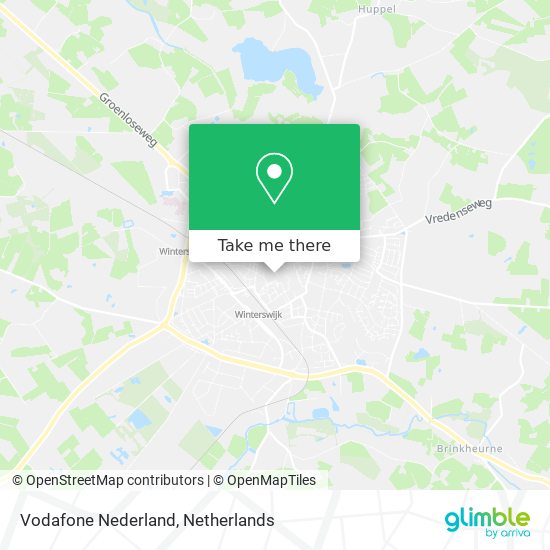 Vodafone Nederland map