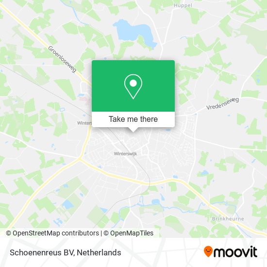 Schoenenreus BV map