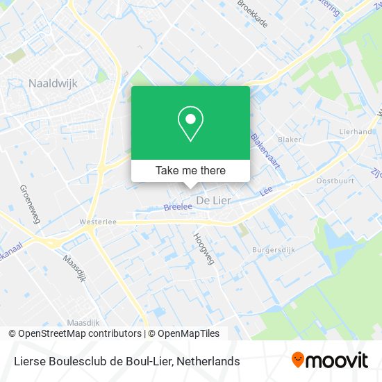 Lierse Boulesclub de Boul-Lier map