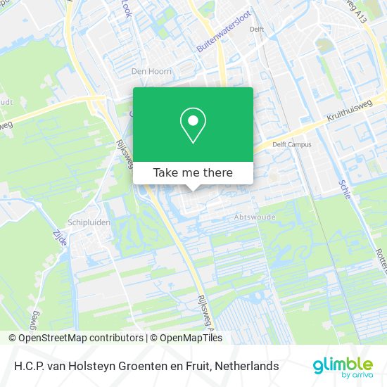 H.C.P. van Holsteyn Groenten en Fruit map