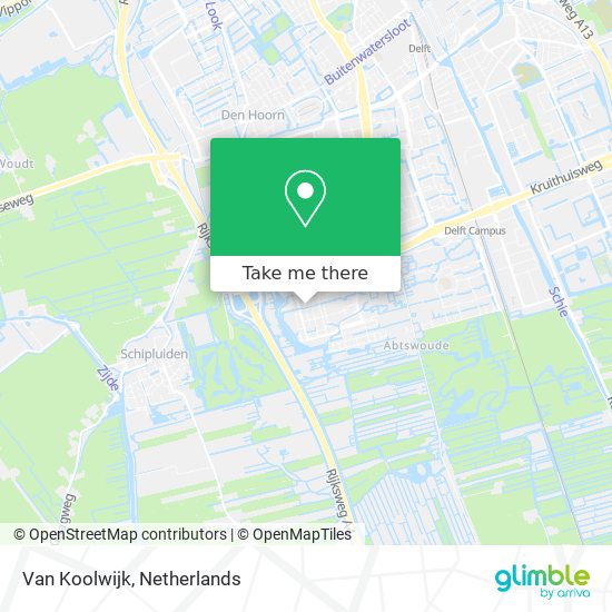 Van Koolwijk map